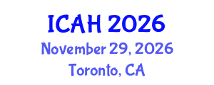 International Conference on Aerodynamics and Hydrodynamics (ICAH) November 29, 2026 - Toronto, Canada International Conference on Aerodynamics and Hydrodynamics (ICAH) November 29, 2026 - Toronto, Canada