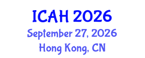 International Conference on Aerodynamics and Hydrodynamics (ICAH) September 27, 2026 - Hong Kong, China International Conference on Aerodynamics and Hydrodynamics (ICAH) September 27, 2026 - Hong Kong, China