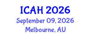 International Conference on Aerodynamics and Hydrodynamics (ICAH) September 09, 2026 - Melbourne, Australia International Conference on Aerodynamics and Hydrodynamics (ICAH) September 09, 2026 - Melbourne, Australia