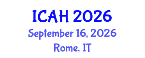 International Conference on Aerodynamics and Hydrodynamics (ICAH) September 16, 2026 - Rome, Italy International Conference on Aerodynamics and Hydrodynamics (ICAH) September 16, 2026 - Rome, Italy