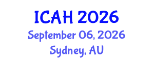 International Conference on Aerodynamics and Hydrodynamics (ICAH) September 06, 2026 - Sydney, Australia International Conference on Aerodynamics and Hydrodynamics (ICAH) September 06, 2026 - Sydney, Australia