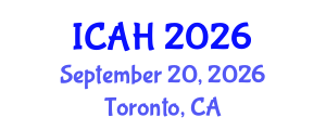 International Conference on Aerodynamics and Hydrodynamics (ICAH) September 20, 2026 - Toronto, Canada International Conference on Aerodynamics and Hydrodynamics (ICAH) September 20, 2026 - Toronto, Canada