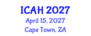 International Conference on Aerodynamics and Hydrodynamics (ICAH) April 15, 2027 - Cape Town, South Africa International Conference on Aerodynamics and Hydrodynamics (ICAH) April 15, 2027 - Cape Town, South Africa
