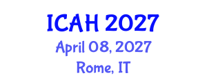 International Conference on Aerodynamics and Hydrodynamics (ICAH) April 08, 2027 - Rome, Italy International Conference on Aerodynamics and Hydrodynamics (ICAH) April 08, 2027 - Rome, Italy