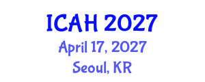 International Conference on Aerodynamics and Hydrodynamics (ICAH) April 17, 2027 - Seoul, Republic of Korea International Conference on Aerodynamics and Hydrodynamics (ICAH) April 17, 2027 - Seoul, Republic of Korea