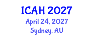 International Conference on Aerodynamics and Hydrodynamics (ICAH) April 24, 2027 - Sydney, Australia International Conference on Aerodynamics and Hydrodynamics (ICAH) April 24, 2027 - Sydney, Australia