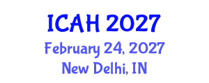 International Conference on Aerodynamics and Hydrodynamics (ICAH) February 24, 2027 - New Delhi, India International Conference on Aerodynamics and Hydrodynamics (ICAH) February 24, 2027 - New Delhi, India