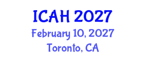 International Conference on Aerodynamics and Hydrodynamics (ICAH) February 10, 2027 - Toronto, Canada International Conference on Aerodynamics and Hydrodynamics (ICAH) February 10, 2027 - Toronto, Canada