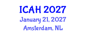International Conference on Aerodynamics and Hydrodynamics (ICAH) January 21, 2027 - Amsterdam, Netherlands International Conference on Aerodynamics and Hydrodynamics (ICAH) January 21, 2027 - Amsterdam, Netherlands