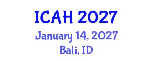 International Conference on Aerodynamics and Hydrodynamics (ICAH) January 14, 2027 - Bali, Indonesia International Conference on Aerodynamics and Hydrodynamics (ICAH) January 14, 2027 - Bali, Indonesia