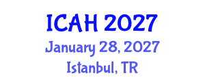 International Conference on Aerodynamics and Hydrodynamics (ICAH) January 28, 2027 - Istanbul, Turkey International Conference on Aerodynamics and Hydrodynamics (ICAH) January 28, 2027 - Istanbul, Turkey
