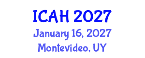 International Conference on Aerodynamics and Hydrodynamics (ICAH) January 16, 2027 - Montevideo, Uruguay International Conference on Aerodynamics and Hydrodynamics (ICAH) January 16, 2027 - Montevideo, Uruguay