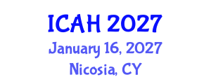 International Conference on Aerodynamics and Hydrodynamics (ICAH) January 16, 2027 - Nicosia, Cyprus International Conference on Aerodynamics and Hydrodynamics (ICAH) January 16, 2027 - Nicosia, Cyprus