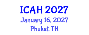 International Conference on Aerodynamics and Hydrodynamics (ICAH) January 16, 2027 - Phuket, Thailand International Conference on Aerodynamics and Hydrodynamics (ICAH) January 16, 2027 - Phuket, Thailand