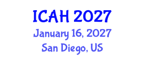 International Conference on Aerodynamics and Hydrodynamics (ICAH) January 16, 2027 - San Diego, United States International Conference on Aerodynamics and Hydrodynamics (ICAH) January 16, 2027 - San Diego, United States