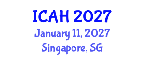 International Conference on Aerodynamics and Hydrodynamics (ICAH) January 11, 2027 - Singapore, Singapore International Conference on Aerodynamics and Hydrodynamics (ICAH) January 11, 2027 - Singapore, Singapore