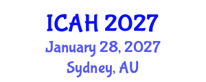 International Conference on Aerodynamics and Hydrodynamics (ICAH) January 28, 2027 - Sydney, Australia International Conference on Aerodynamics and Hydrodynamics (ICAH) January 28, 2027 - Sydney, Australia