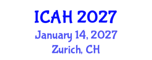 International Conference on Aerodynamics and Hydrodynamics (ICAH) January 14, 2027 - Zurich, Switzerland International Conference on Aerodynamics and Hydrodynamics (ICAH) January 14, 2027 - Zurich, Switzerland