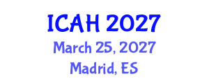International Conference on Aerodynamics and Hydrodynamics (ICAH) March 25, 2027 - Madrid, Spain International Conference on Aerodynamics and Hydrodynamics (ICAH) March 25, 2027 - Madrid, Spain