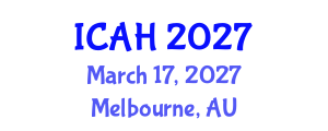 International Conference on Aerodynamics and Hydrodynamics (ICAH) March 17, 2027 - Melbourne, Australia International Conference on Aerodynamics and Hydrodynamics (ICAH) March 17, 2027 - Melbourne, Australia