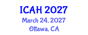 International Conference on Aerodynamics and Hydrodynamics (ICAH) March 24, 2027 - Ottawa, Canada International Conference on Aerodynamics and Hydrodynamics (ICAH) March 24, 2027 - Ottawa, Canada