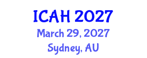 International Conference on Aerodynamics and Hydrodynamics (ICAH) March 29, 2027 - Sydney, Australia International Conference on Aerodynamics and Hydrodynamics (ICAH) March 29, 2027 - Sydney, Australia
