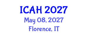 International Conference on Aerodynamics and Hydrodynamics (ICAH) May 08, 2027 - Florence, Italy International Conference on Aerodynamics and Hydrodynamics (ICAH) May 08, 2027 - Florence, Italy