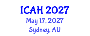International Conference on Aerodynamics and Hydrodynamics (ICAH) May 17, 2027 - Sydney, Australia International Conference on Aerodynamics and Hydrodynamics (ICAH) May 17, 2027 - Sydney, Australia