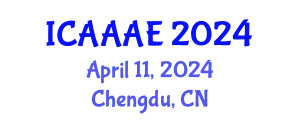 International Conference on Aeronautical and Aerospace Engineering (ICAAAE) April 11, 2024 - Chengdu, China