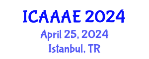 International Conference on Aeronautical and Aerospace Engineering (ICAAAE) April 25, 2024 - Istanbul, Turkey