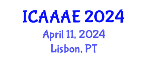 International Conference on Aeronautical and Aerospace Engineering (ICAAAE) April 11, 2024 - Lisbon, Portugal