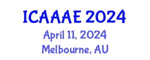 International Conference on Aeronautical and Aerospace Engineering (ICAAAE) April 11, 2024 - Melbourne, Australia