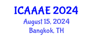 International Conference on Aeronautical and Aerospace Engineering (ICAAAE) August 15, 2024 - Bangkok, Thailand