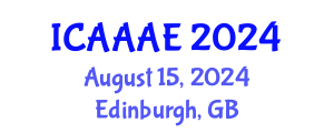 International Conference on Aeronautical and Aerospace Engineering (ICAAAE) August 15, 2024 - Edinburgh, United Kingdom