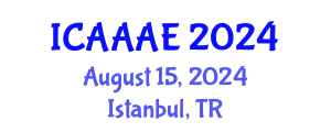 International Conference on Aeronautical and Aerospace Engineering (ICAAAE) August 15, 2024 - Istanbul, Turkey