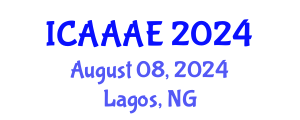 International Conference on Aeronautical and Aerospace Engineering (ICAAAE) August 08, 2024 - Lagos, Nigeria