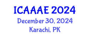 International Conference on Aeronautical and Aerospace Engineering (ICAAAE) December 30, 2024 - Karachi, Pakistan