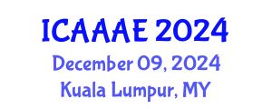 International Conference on Aeronautical and Aerospace Engineering (ICAAAE) December 09, 2024 - Kuala Lumpur, Malaysia