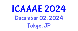 International Conference on Aeronautical and Aerospace Engineering (ICAAAE) December 02, 2024 - Tokyo, Japan