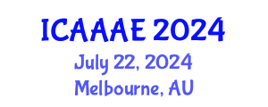 International Conference on Aeronautical and Aerospace Engineering (ICAAAE) July 22, 2024 - Melbourne, Australia