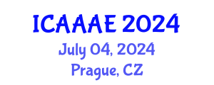 International Conference on Aeronautical and Aerospace Engineering (ICAAAE) July 04, 2024 - Prague, Czechia