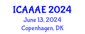 International Conference on Aeronautical and Aerospace Engineering (ICAAAE) June 13, 2024 - Copenhagen, Denmark