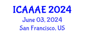 International Conference on Aeronautical and Aerospace Engineering (ICAAAE) June 03, 2024 - San Francisco, United States