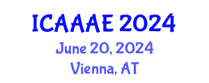 International Conference on Aeronautical and Aerospace Engineering (ICAAAE) June 20, 2024 - Vienna, Austria