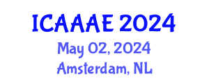 International Conference on Aeronautical and Aerospace Engineering (ICAAAE) May 02, 2024 - Amsterdam, Netherlands