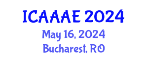 International Conference on Aeronautical and Aerospace Engineering (ICAAAE) May 16, 2024 - Bucharest, Romania