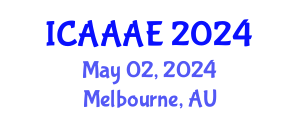 International Conference on Aeronautical and Aerospace Engineering (ICAAAE) May 02, 2024 - Melbourne, Australia