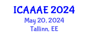 International Conference on Aeronautical and Aerospace Engineering (ICAAAE) May 20, 2024 - Tallinn, Estonia