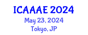 International Conference on Aeronautical and Aerospace Engineering (ICAAAE) May 23, 2024 - Tokyo, Japan