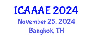 International Conference on Aeronautical and Aerospace Engineering (ICAAAE) November 25, 2024 - Bangkok, Thailand